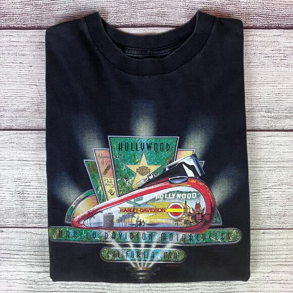 Harley Davidson Other - Vintage 2000 Harley Davidson Motorcycles Hollywood, California T-shirt
